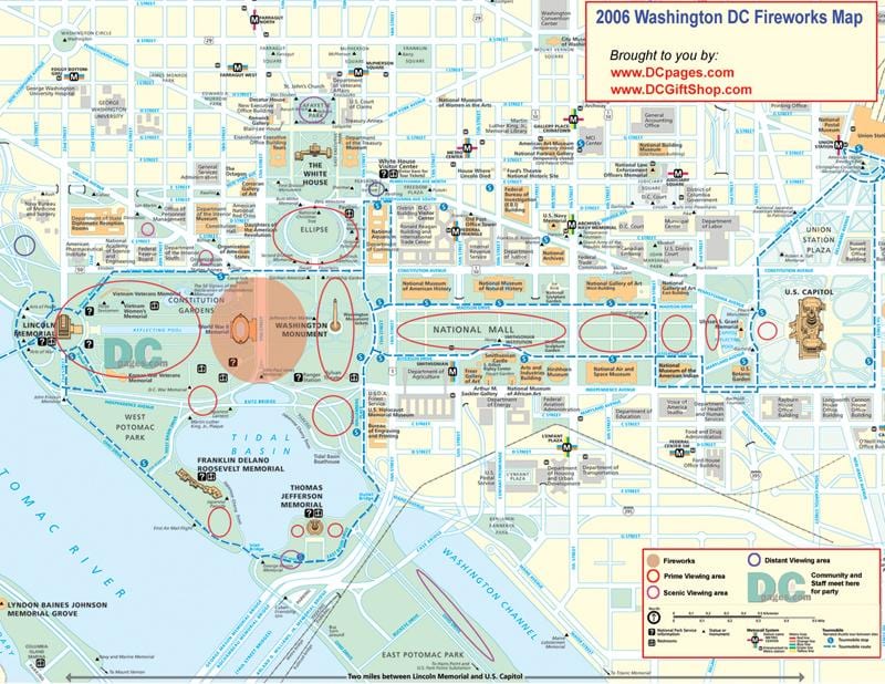 kort af capitol hill hvíta húsið