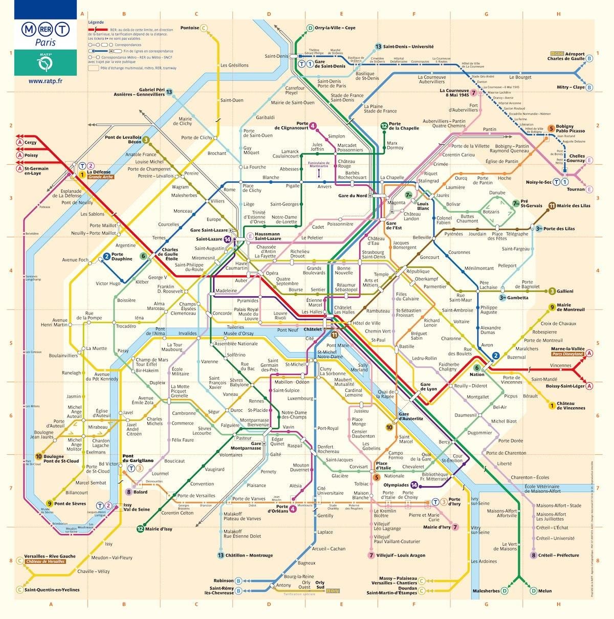 washington dc metro kort með götum
