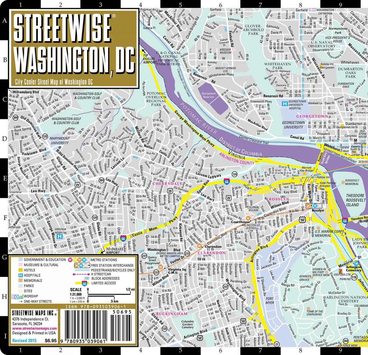 kort af streetwise washington dc