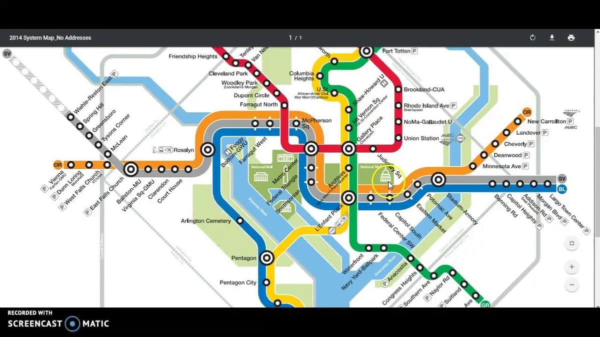 fl metro ferð kort