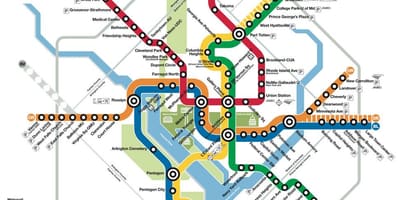 Fl metro neðanjarðarlestinni kort