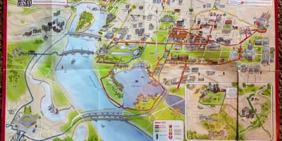 Washington stór strætó ferð kort