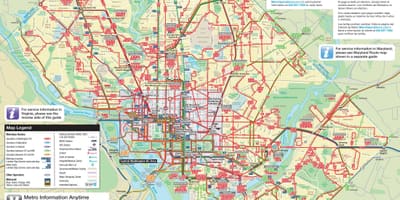 Washington strætó kort